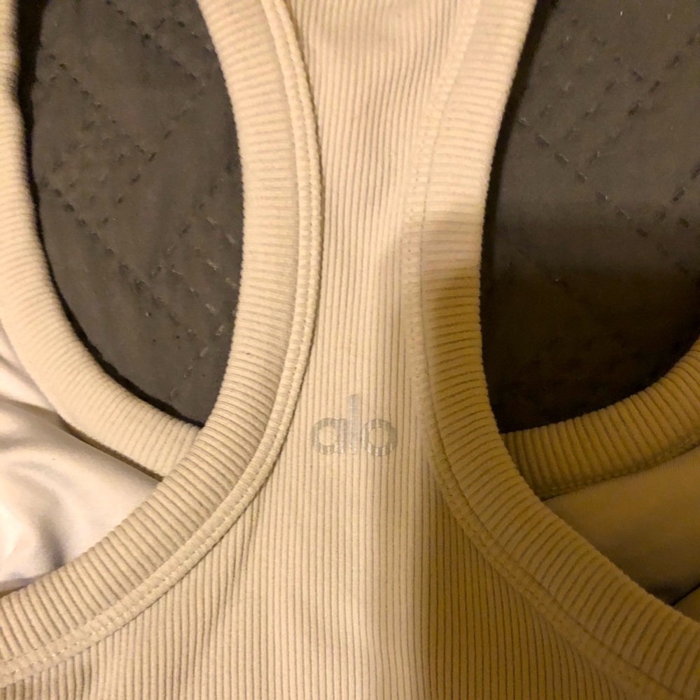 ALO ribbed yoga tank size small
